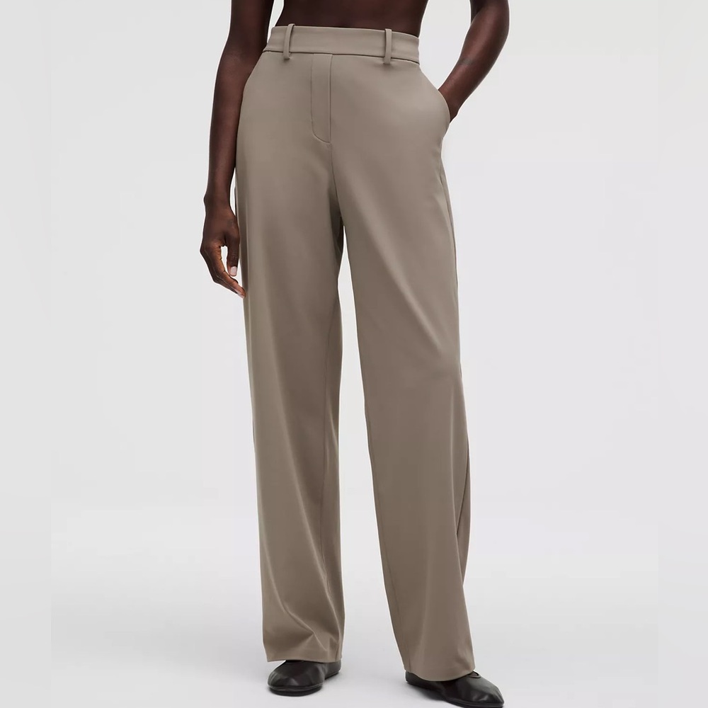 Wayf Light Gray Wide Leg Pants